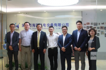 熱烈歡迎三菱電機自動化蒞臨海藍機電參觀指導工作！