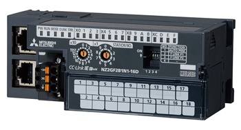三菱cc-link模塊  | NZ2GF2B1N1-16D |16點 DC24V輸入|遠程模塊|1線式、可接三個擴展模塊